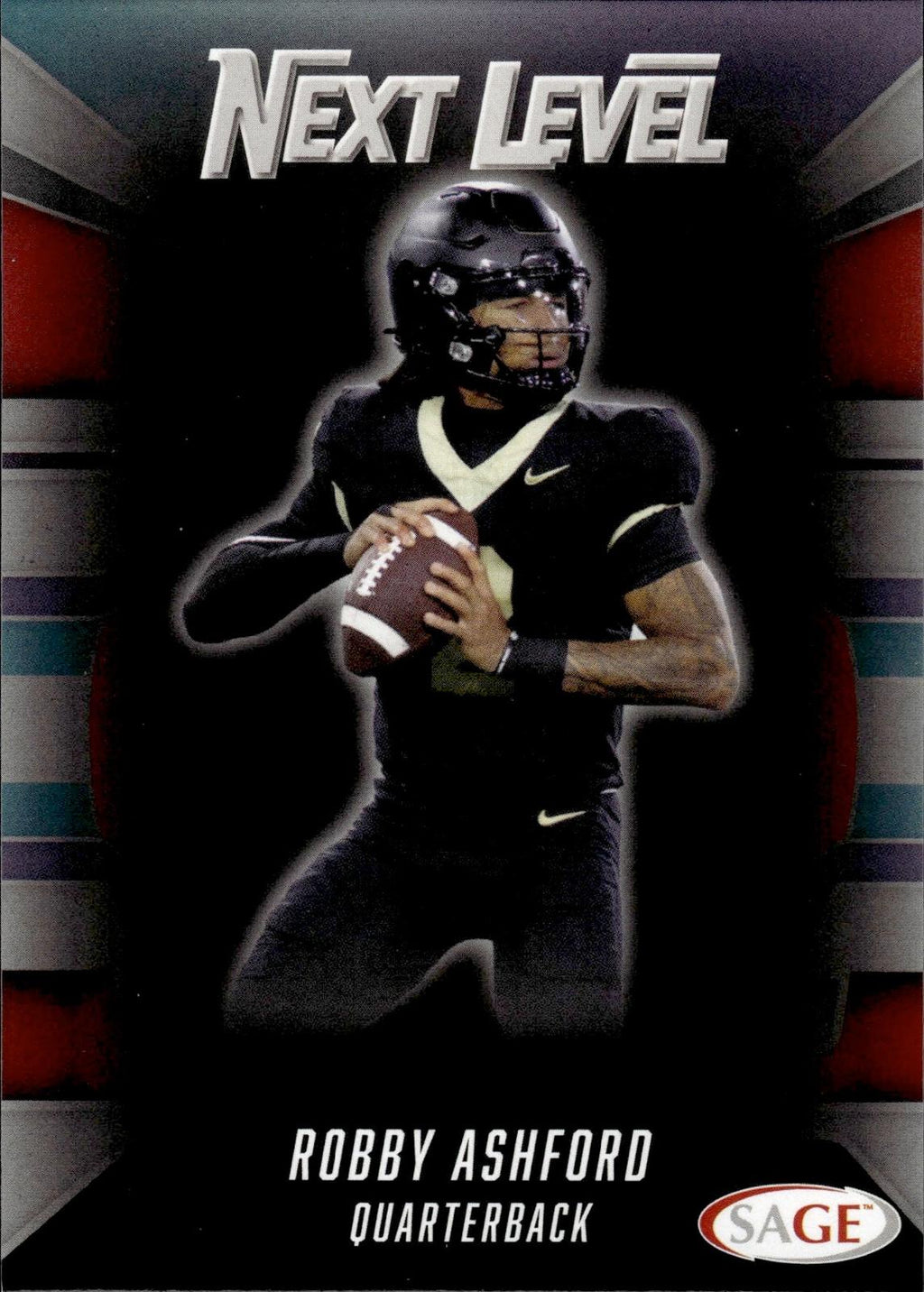 Robby Ashford 2026 SAGE #97 Black Demon Deacons