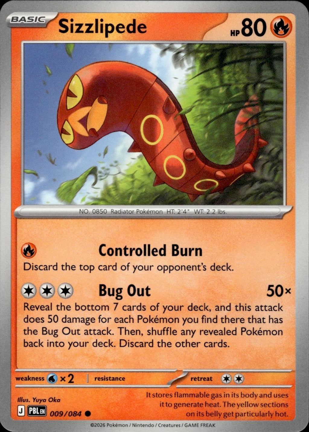 Sizzlipede ME05: Pitch Black #009/084 Common