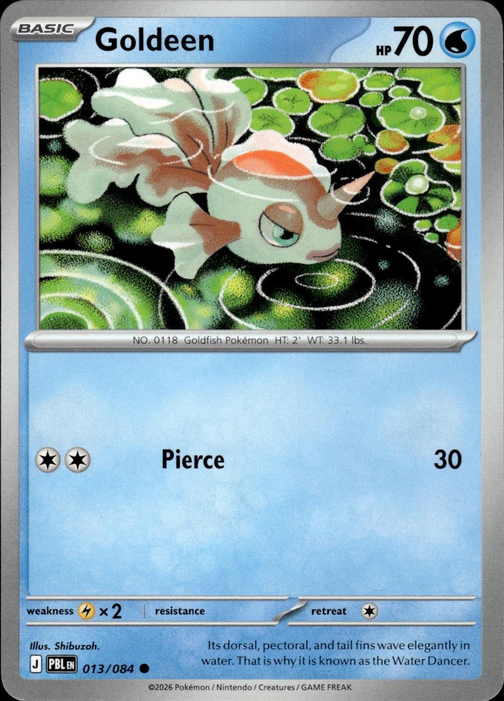 Goldeen ME05: Pitch Black #013/084 Common