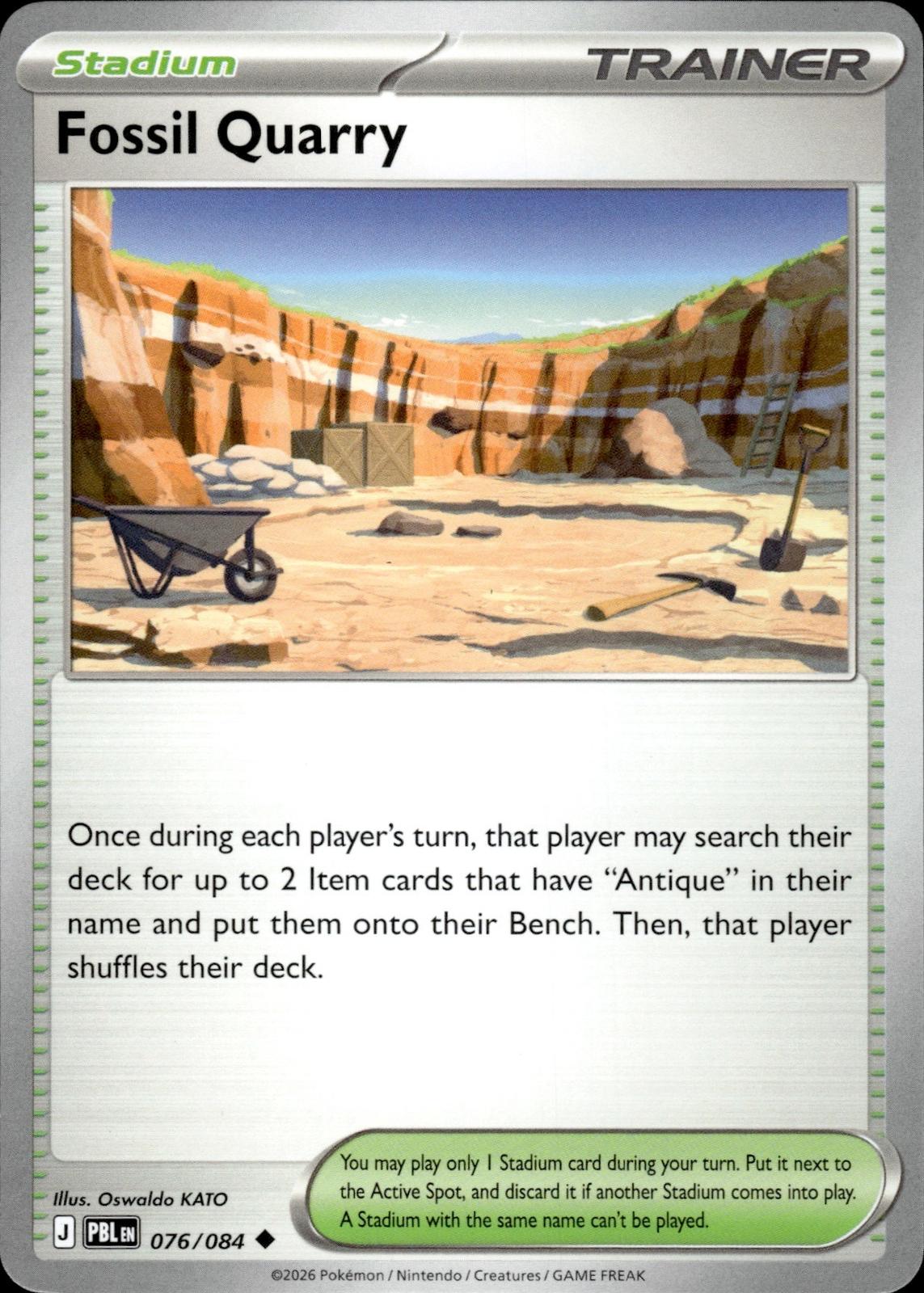 Fossil Quarry ME05: Pitch Black #076/084 Uncommon