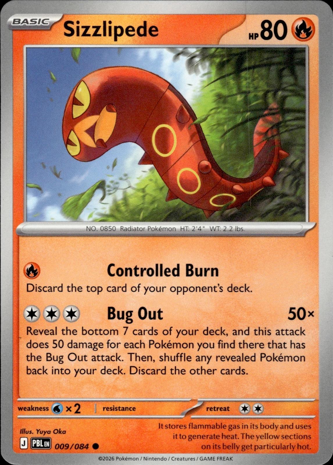 Sizzlipede ME05: Pitch Black #009/084 Common