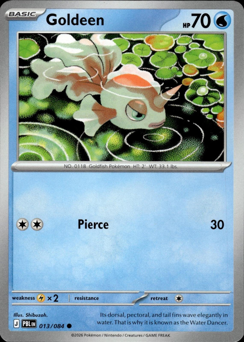 Goldeen ME05: Pitch Black #013/084 Common