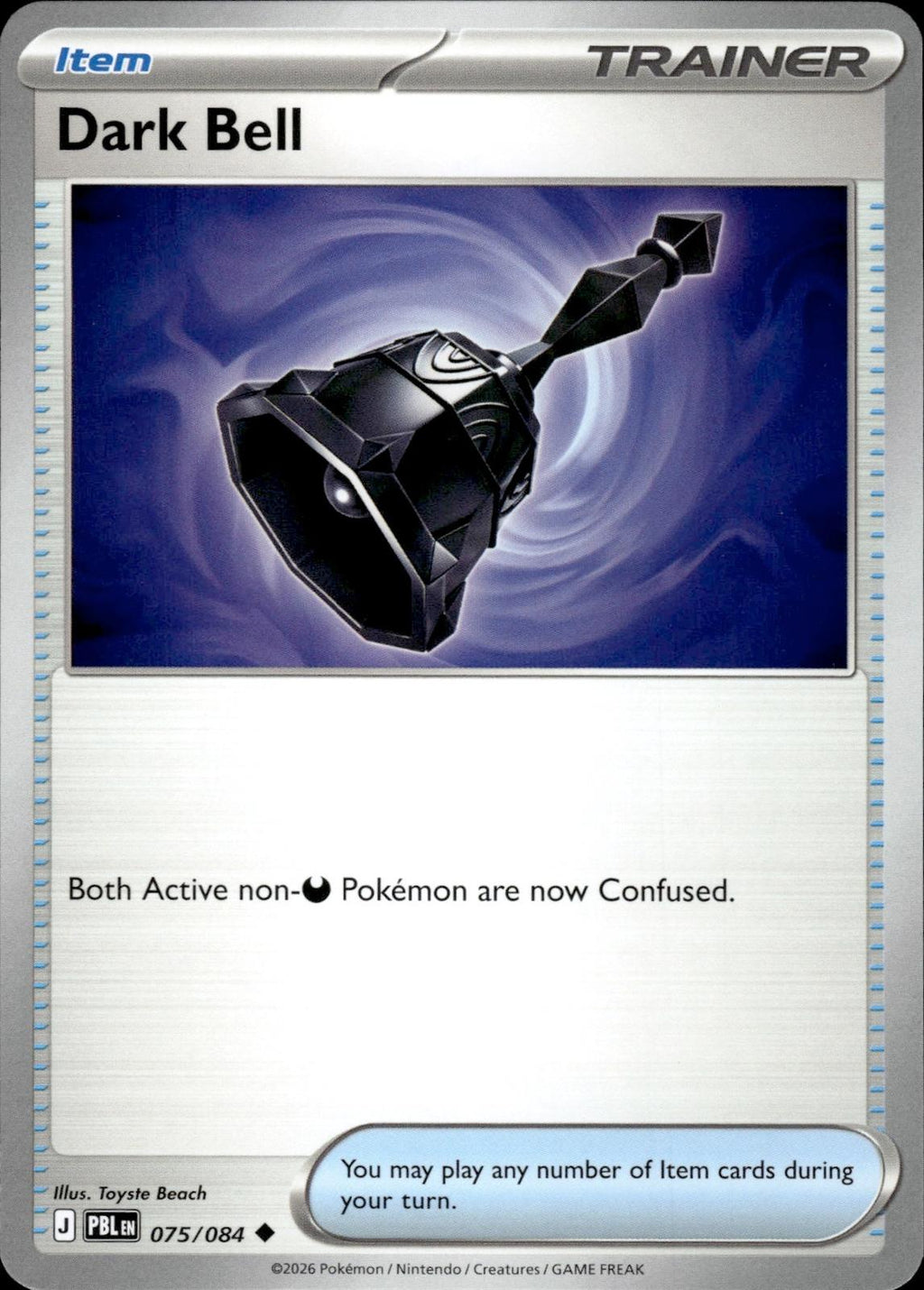 Dark Bell ME05: Pitch Black #075/084 Uncommon