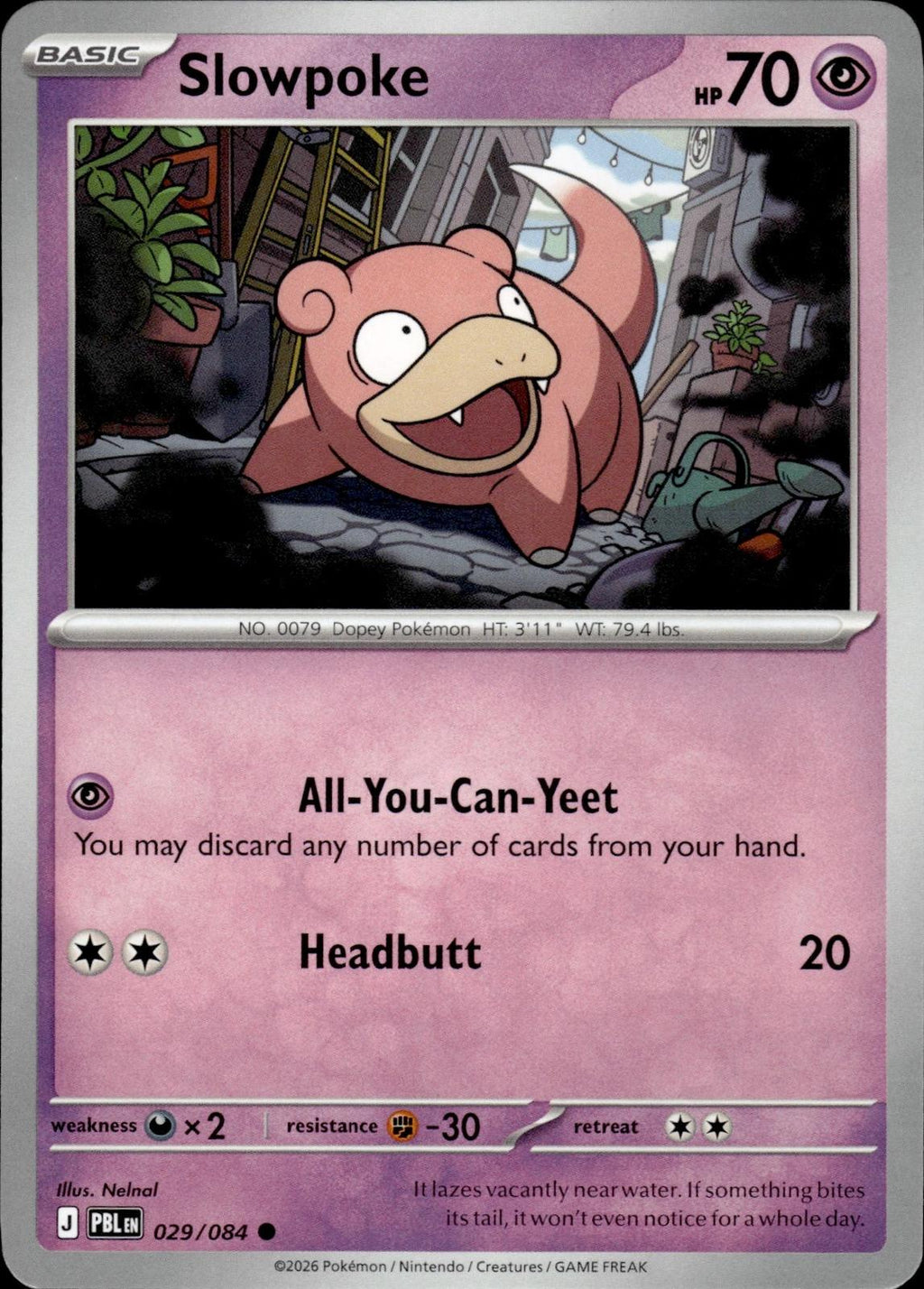 Slowpoke ME05: Pitch Black #029/084 Common