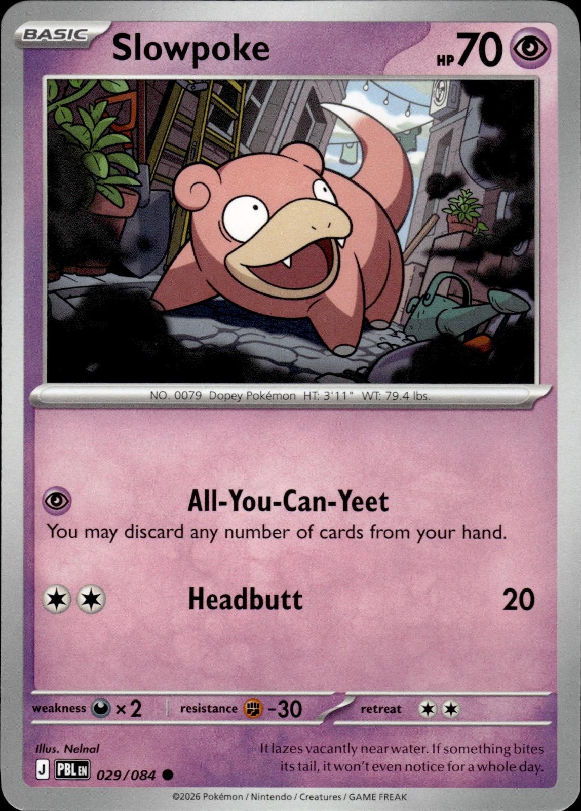 Slowpoke ME05: Pitch Black #029/084 Common