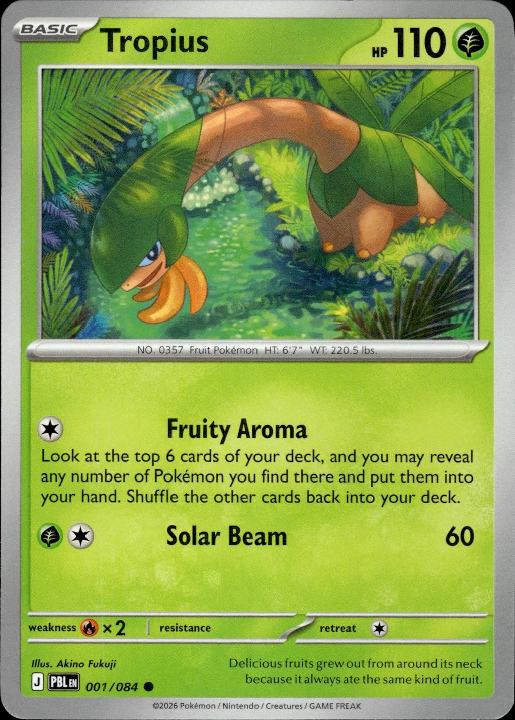 Tropius ME05: Pitch Black #001/084 Common