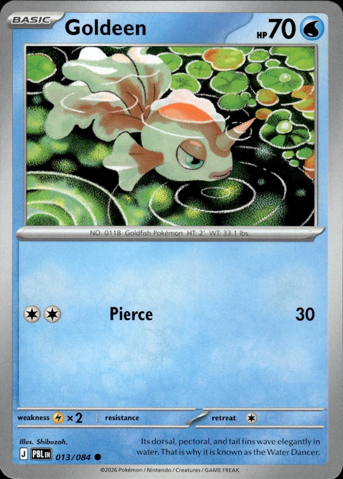 Goldeen ME05: Pitch Black #013/084 Common