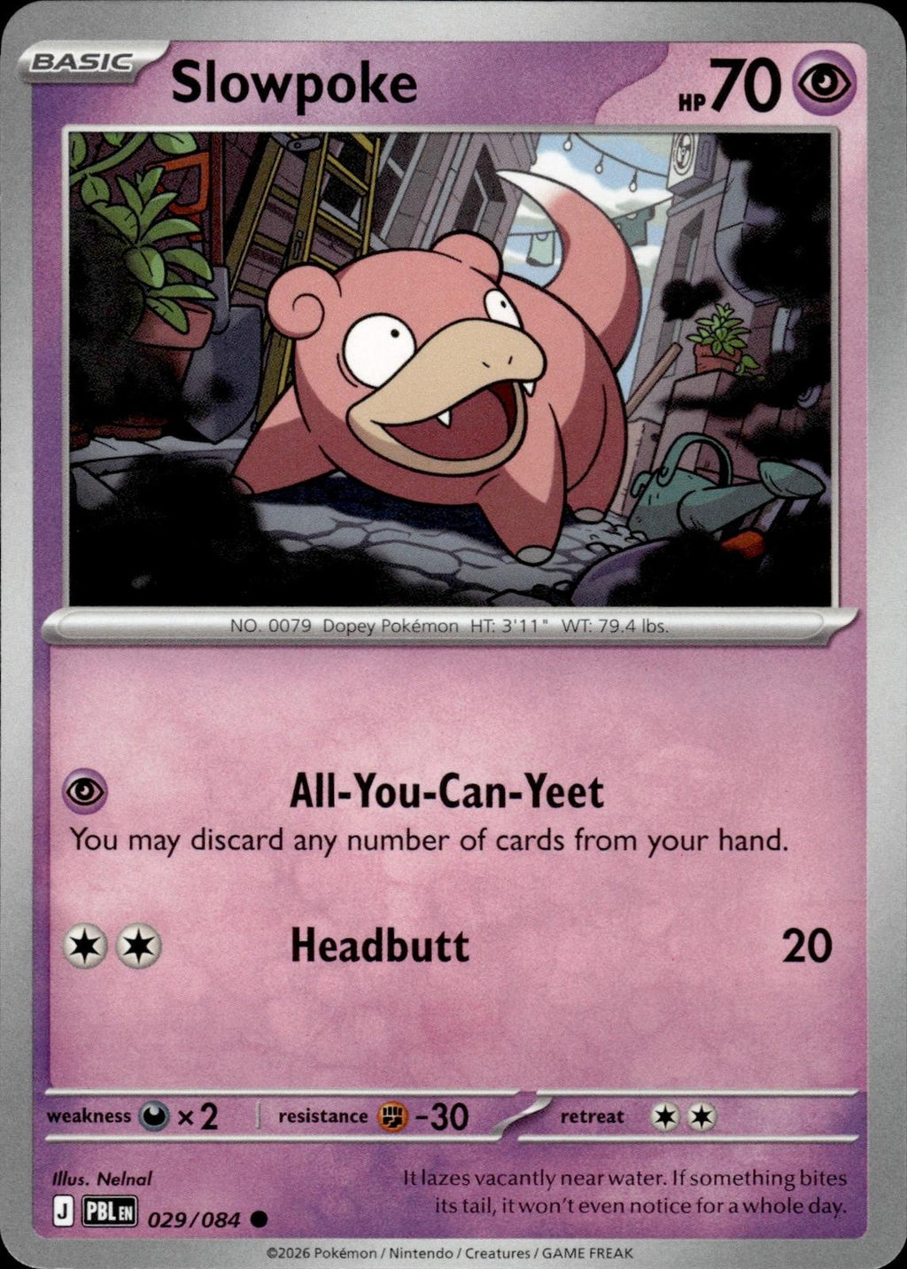 Slowpoke ME05: Pitch Black #029/084 Common