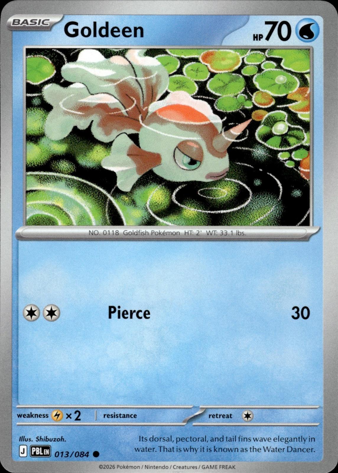 Goldeen ME05: Pitch Black #013/084 Common