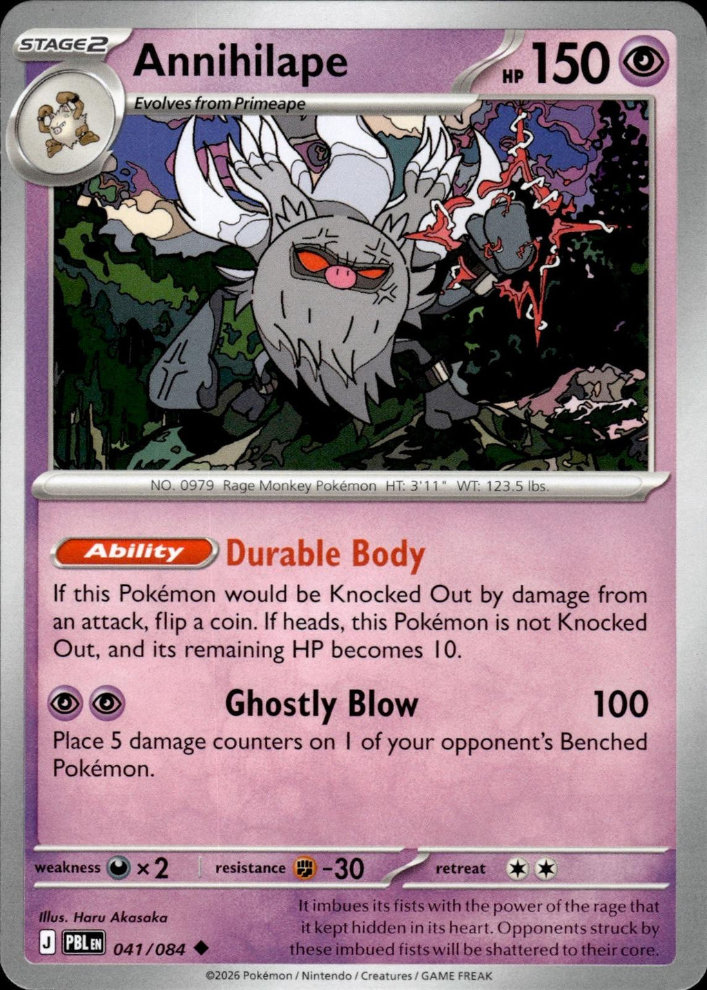 Annihilape ME05: Pitch Black #041/084 Uncommon