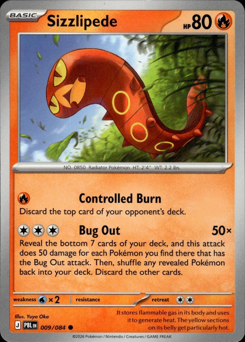 Sizzlipede ME05: Pitch Black #009/084 Common