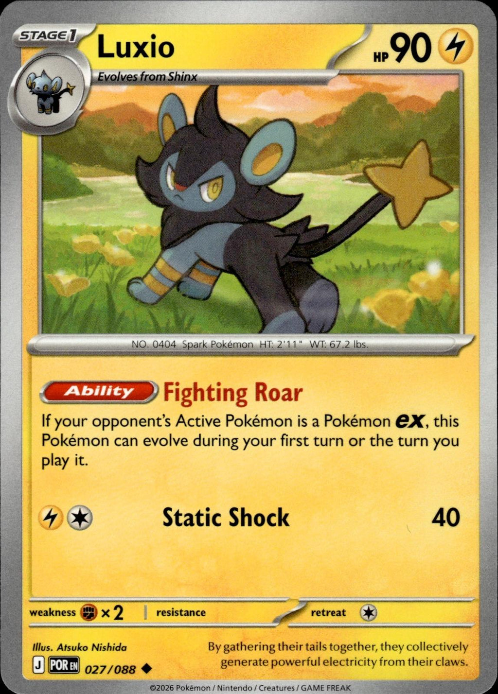 Luxio ME03: Perfect Order #027/088 Uncommon