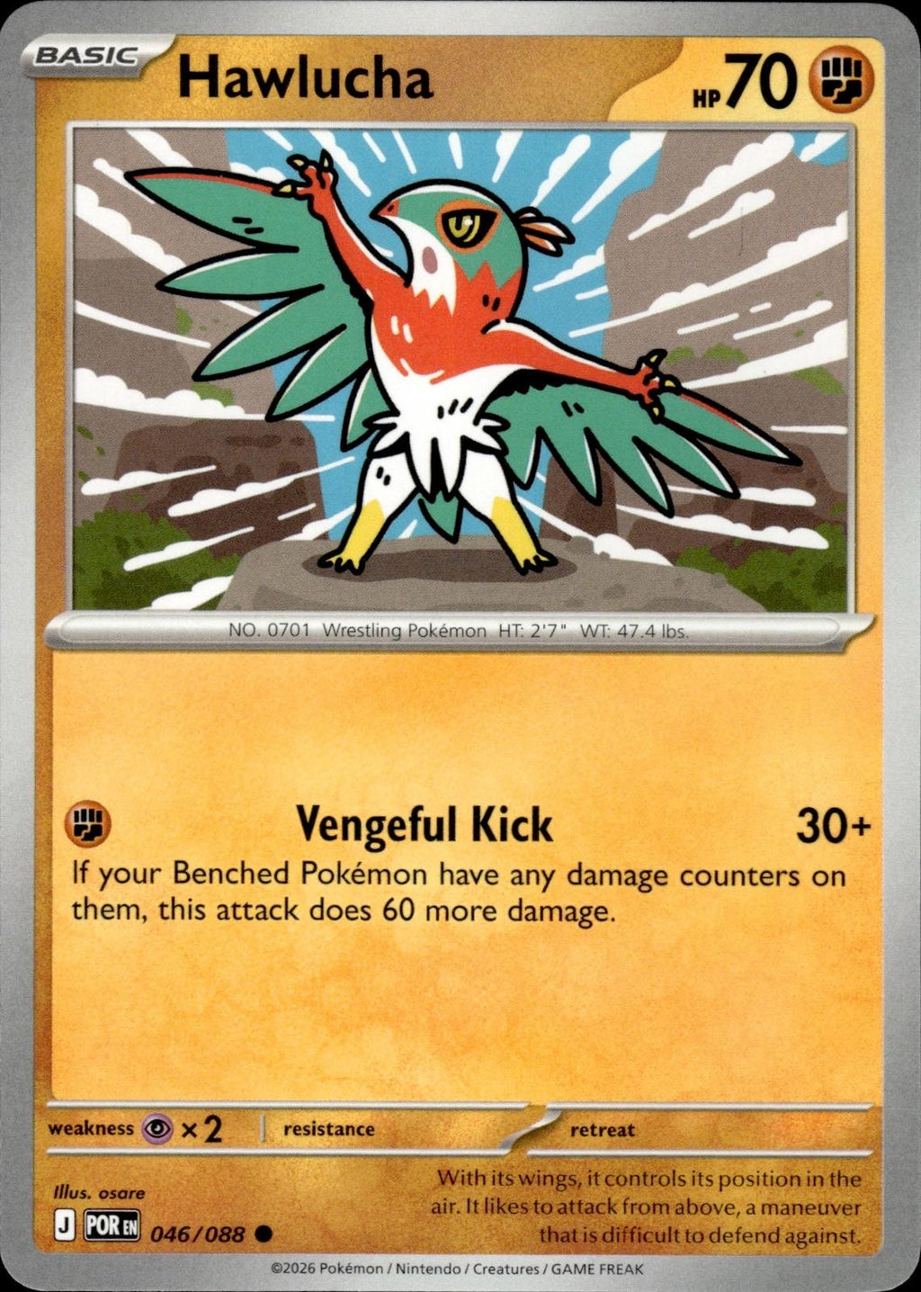 Hawlucha ME03: Perfect Order #046/088 Common