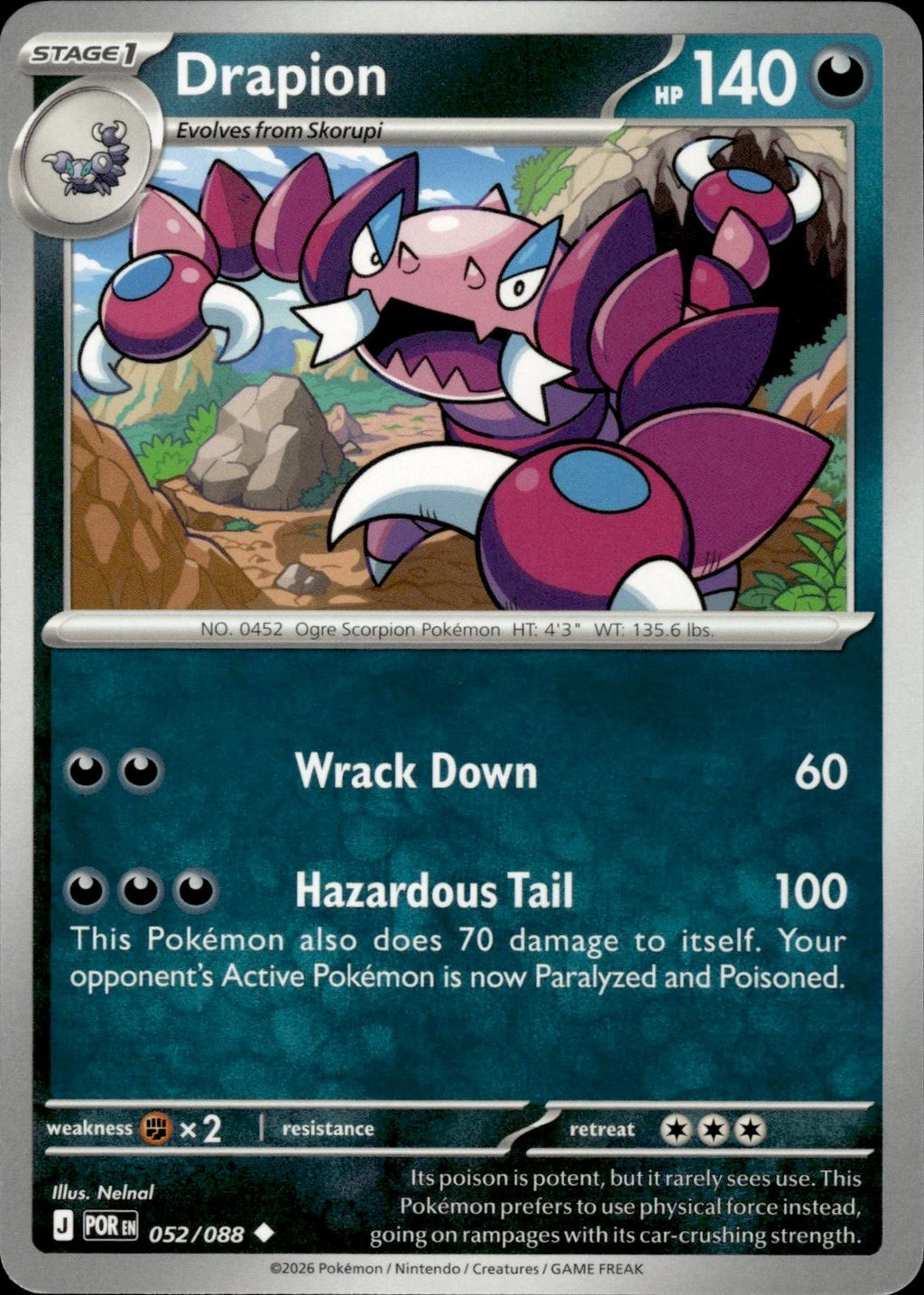 Drapion ME03: Perfect Order #052/088 Uncommon