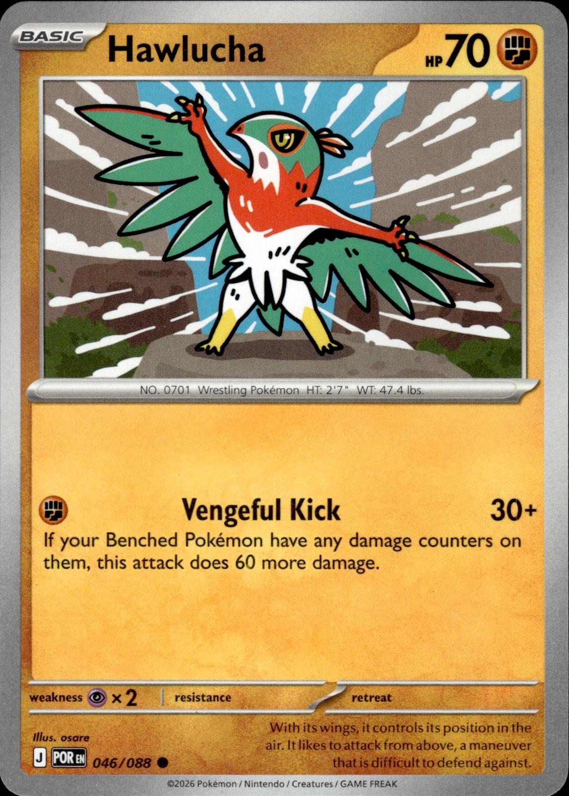 Hawlucha ME03: Perfect Order #046/088 Common