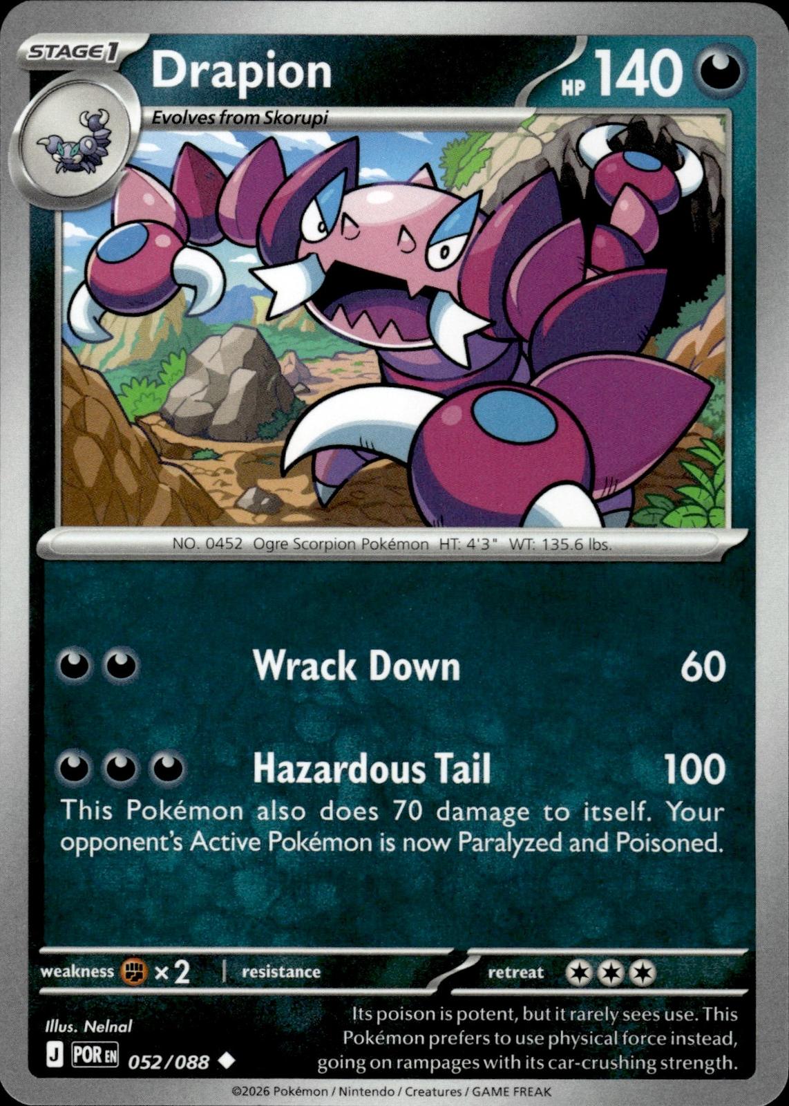 Drapion ME03: Perfect Order #052/088 Uncommon