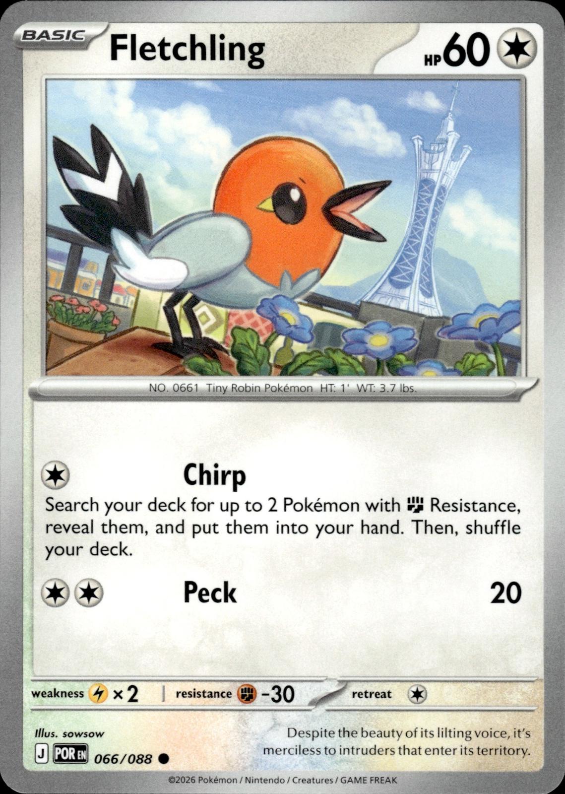 Fletchling ME03: Perfect Order #066/088 Common