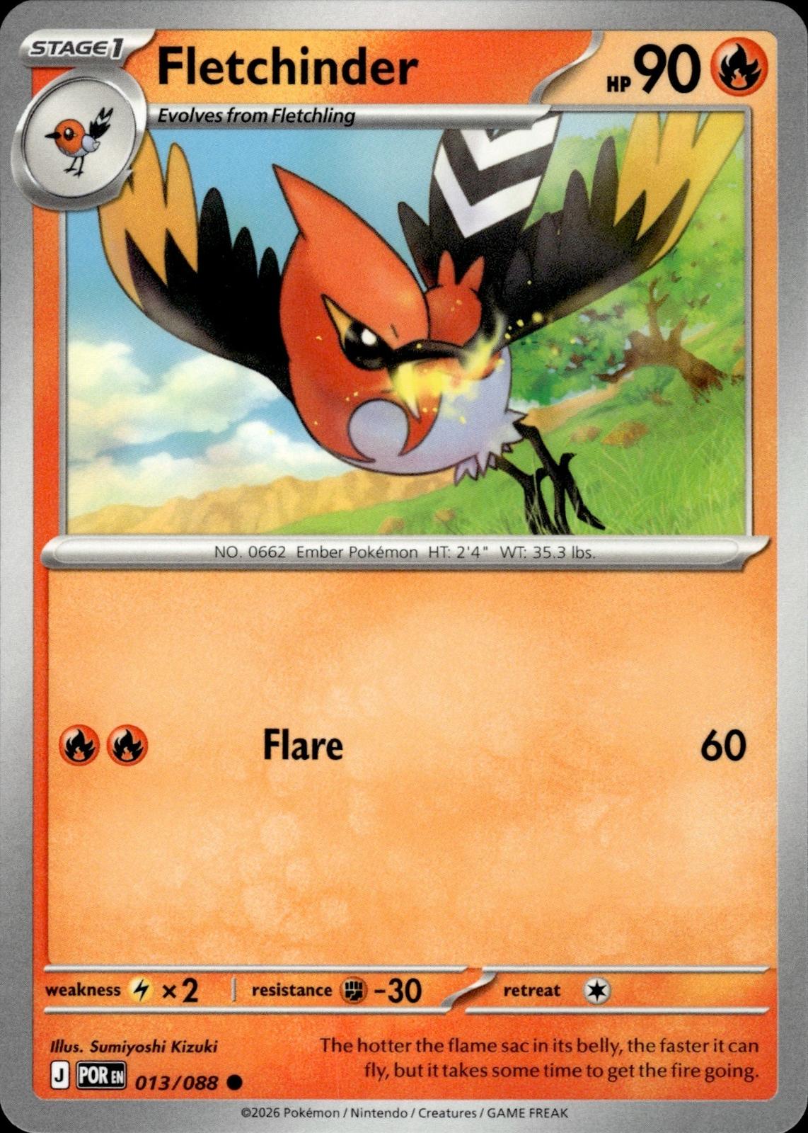 Fletchinder ME03: Perfect Order #013/088 Common