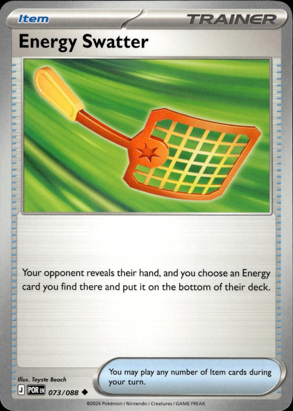 Energy Swatter ME03: Perfect Order #073/088 Uncommon