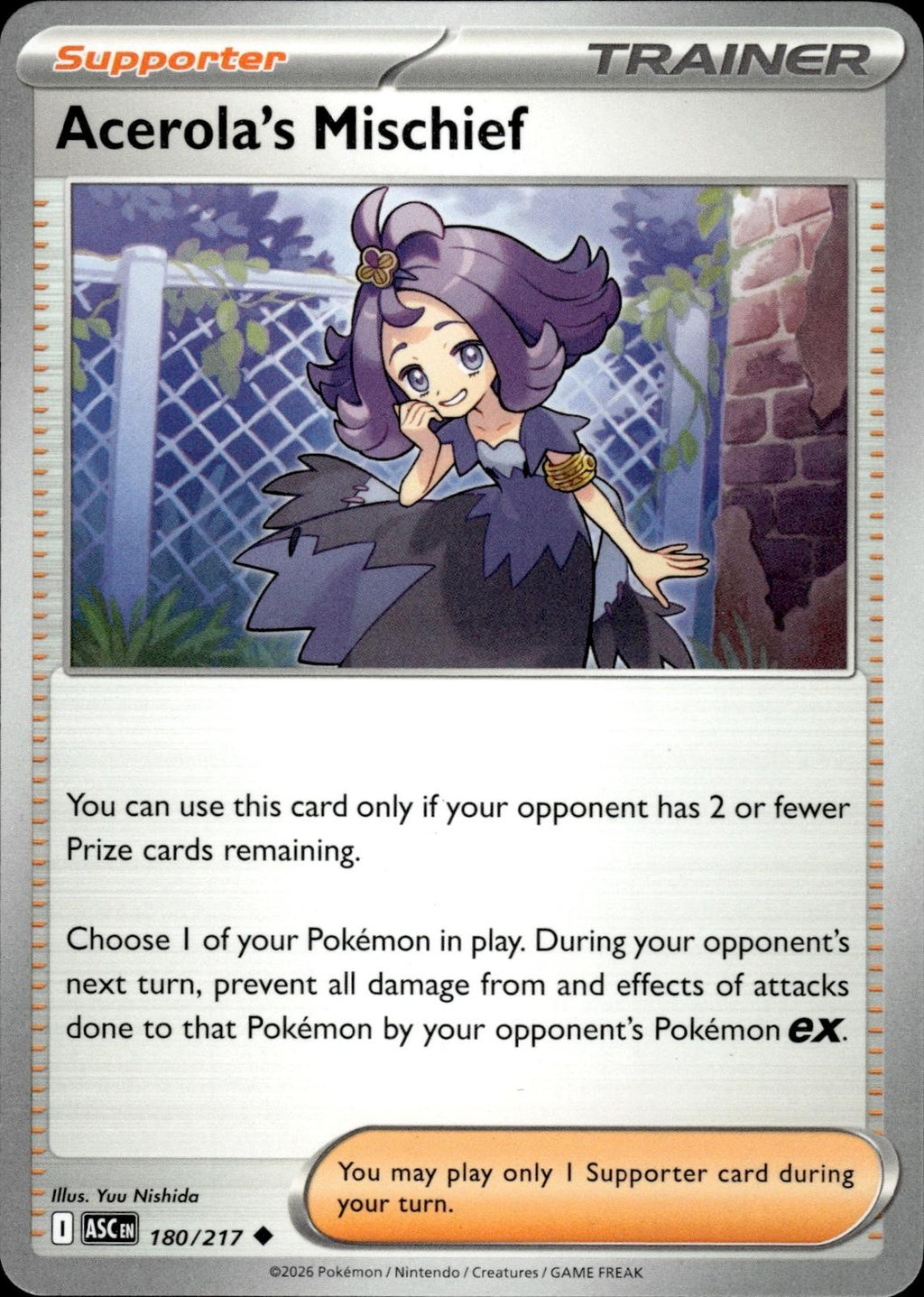 Acerola's Mischief ME: Ascended Heroes #180/217 Uncommon