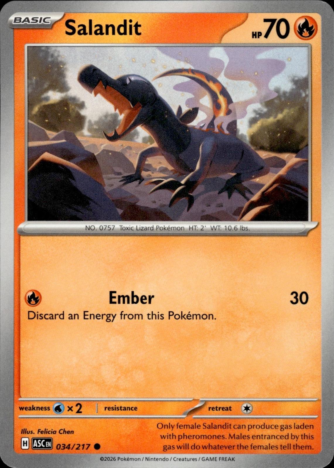 Salandit ME: Ascended Heroes #034/217 Common