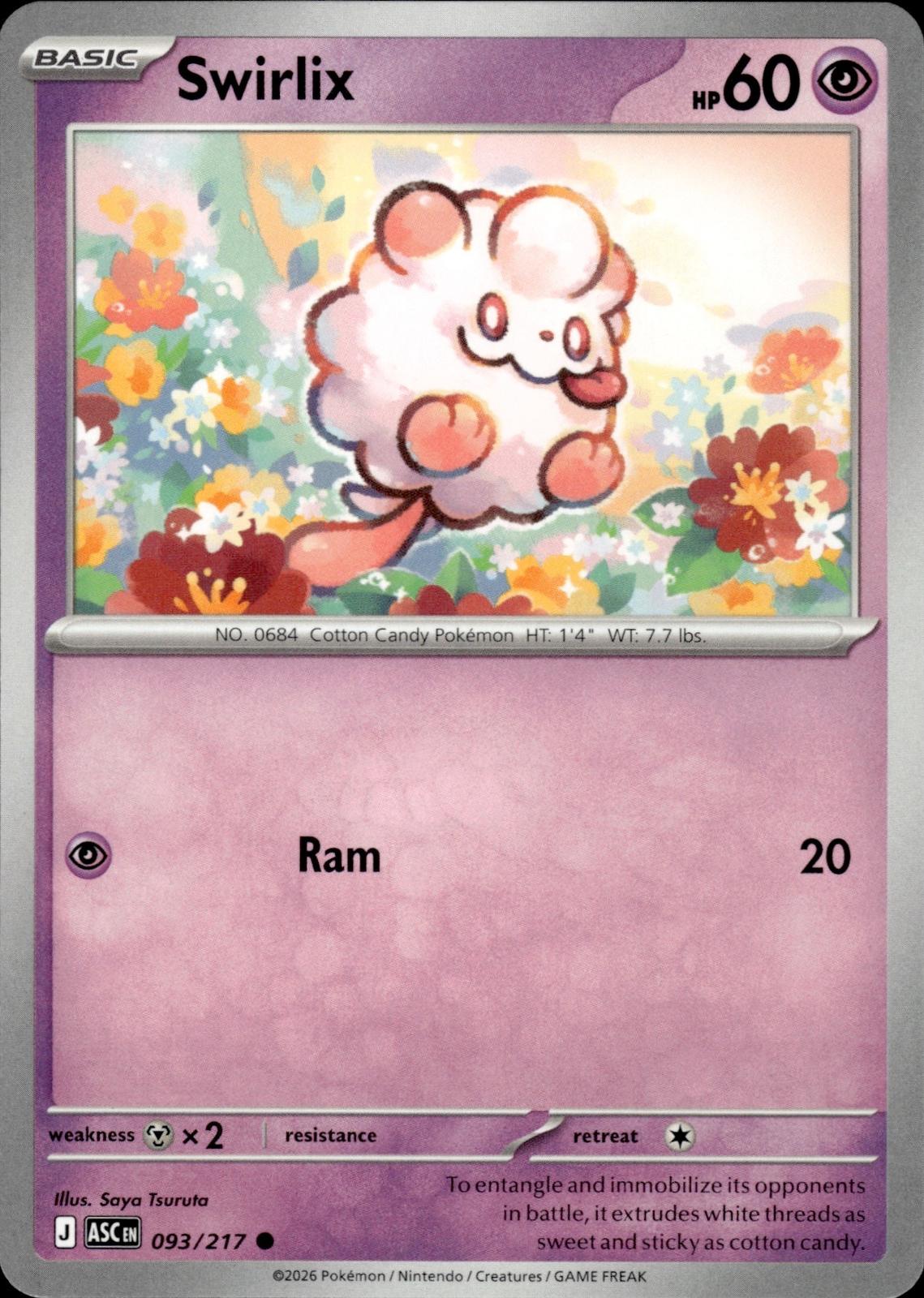 Swirlix ME: Ascended Heroes #093/217 Common