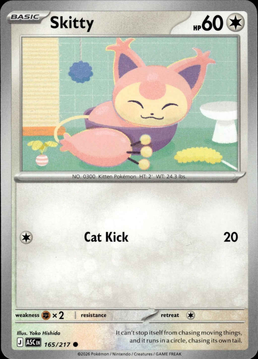 Skitty ME: Ascended Heroes #165/217 Common