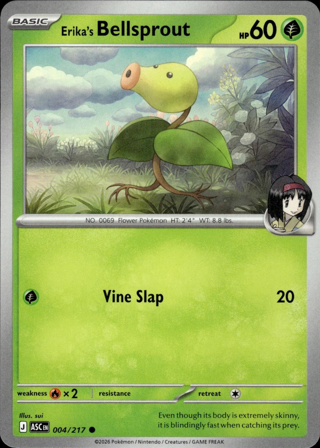 Erika's Bellsprout ME: Ascended Heroes #004/217 Common