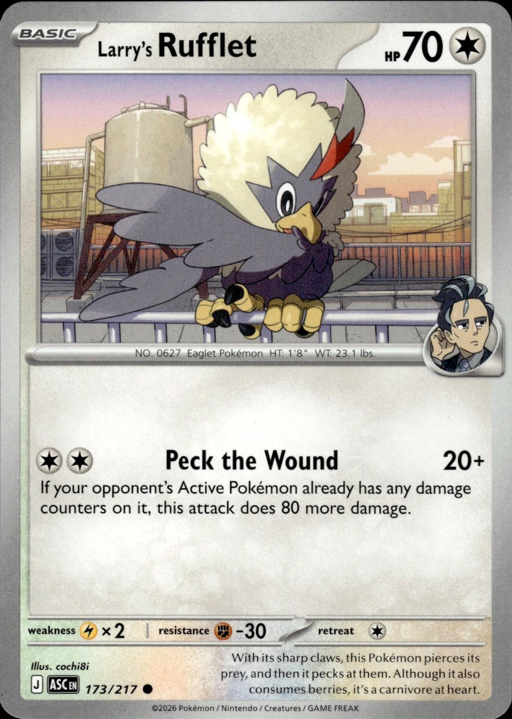 Larry's Rufflet ME: Ascended Heroes #173/217 Common