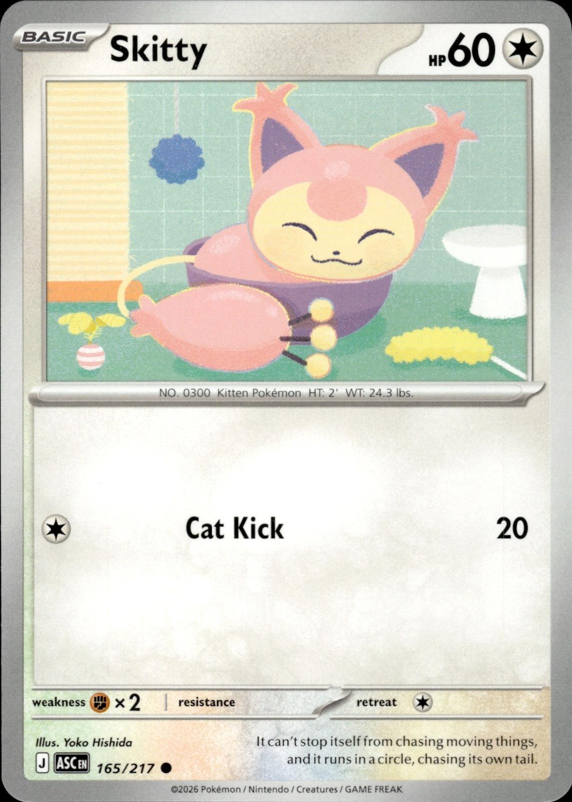 Skitty ME: Ascended Heroes #165/217 Common