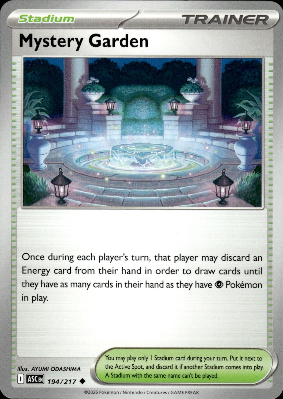 Mystery Garden ME: Ascended Heroes #194/217 Uncommon