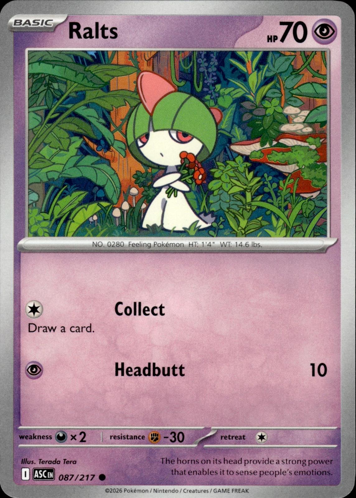 Ralts ME: Ascended Heroes #087/217 Common