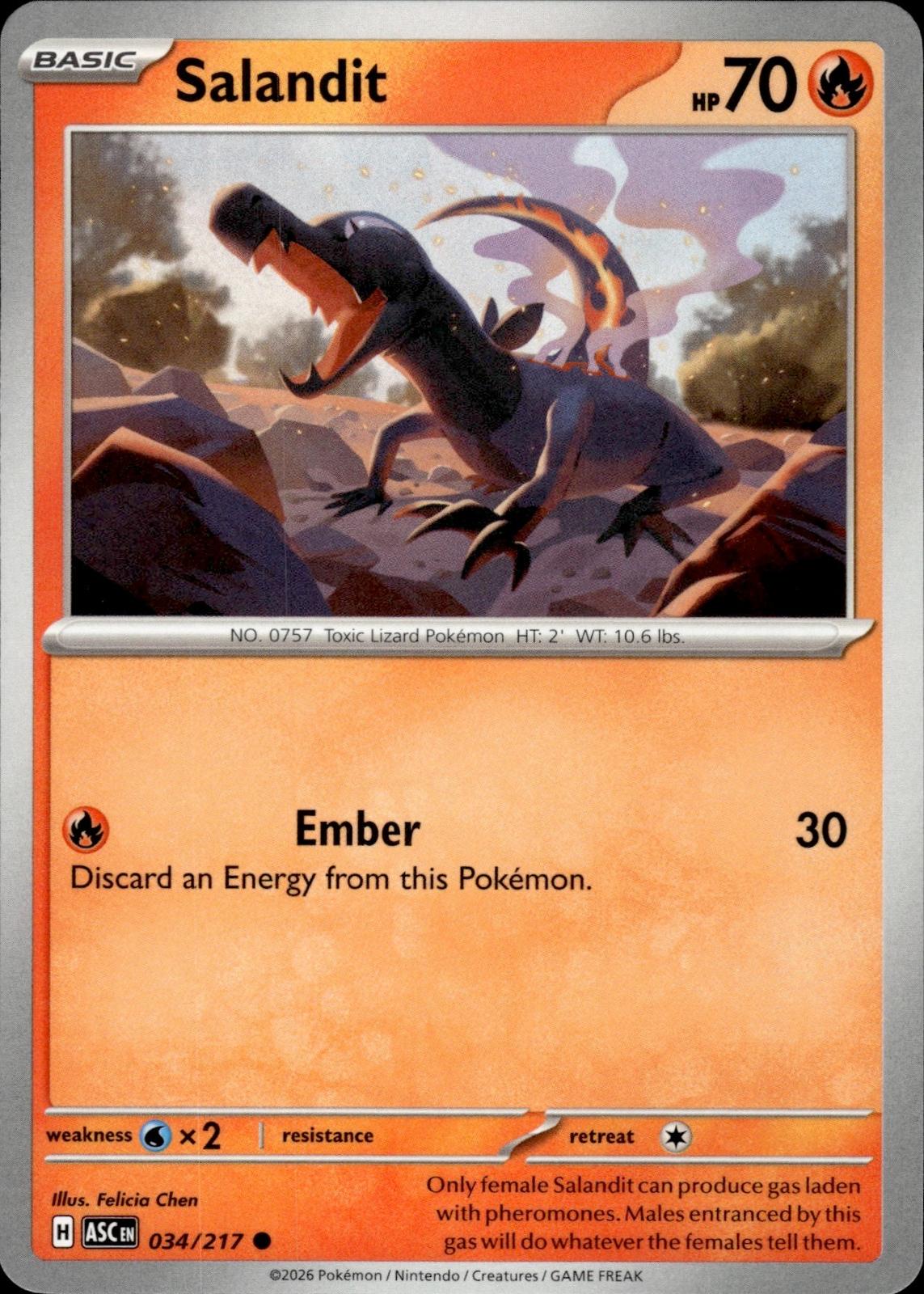 Salandit ME: Ascended Heroes #034/217 Common