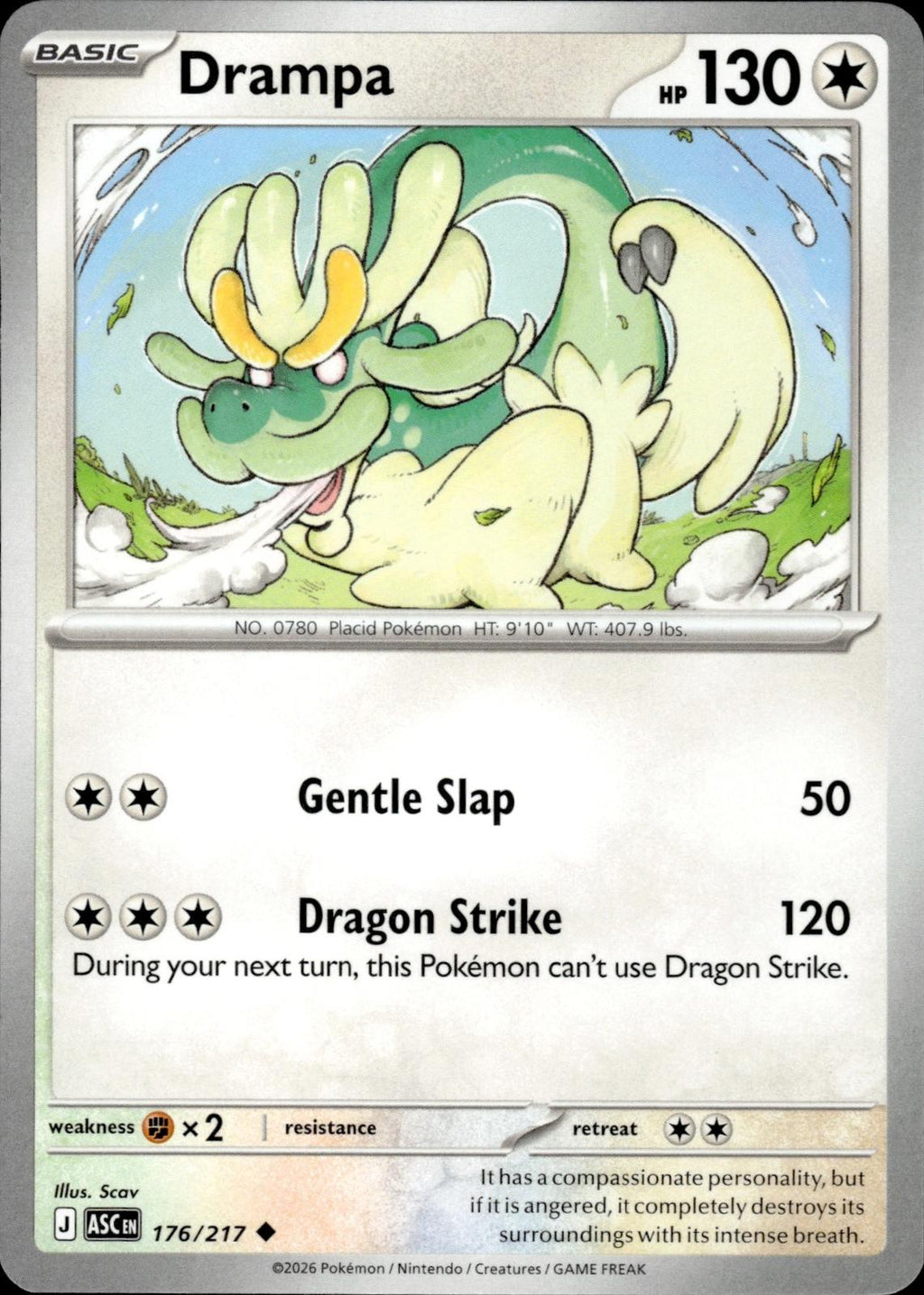 Drampa ME: Ascended Heroes #176/217 Uncommon