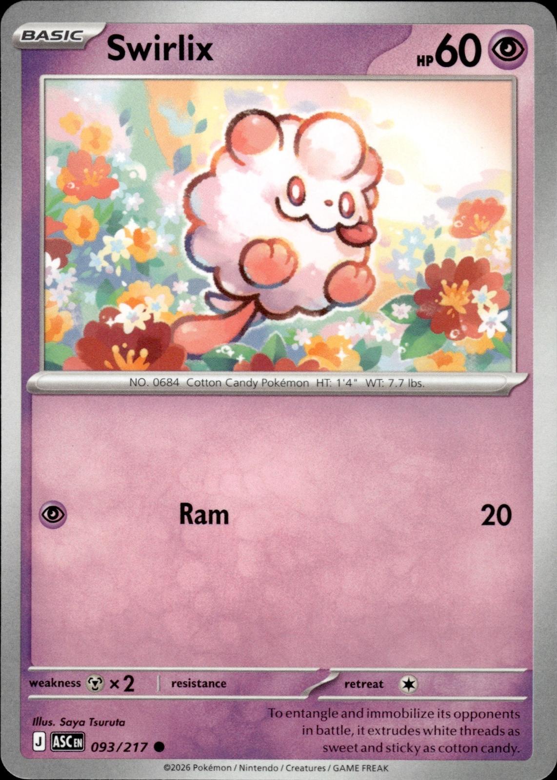 Swirlix ME: Ascended Heroes #093/217 Common