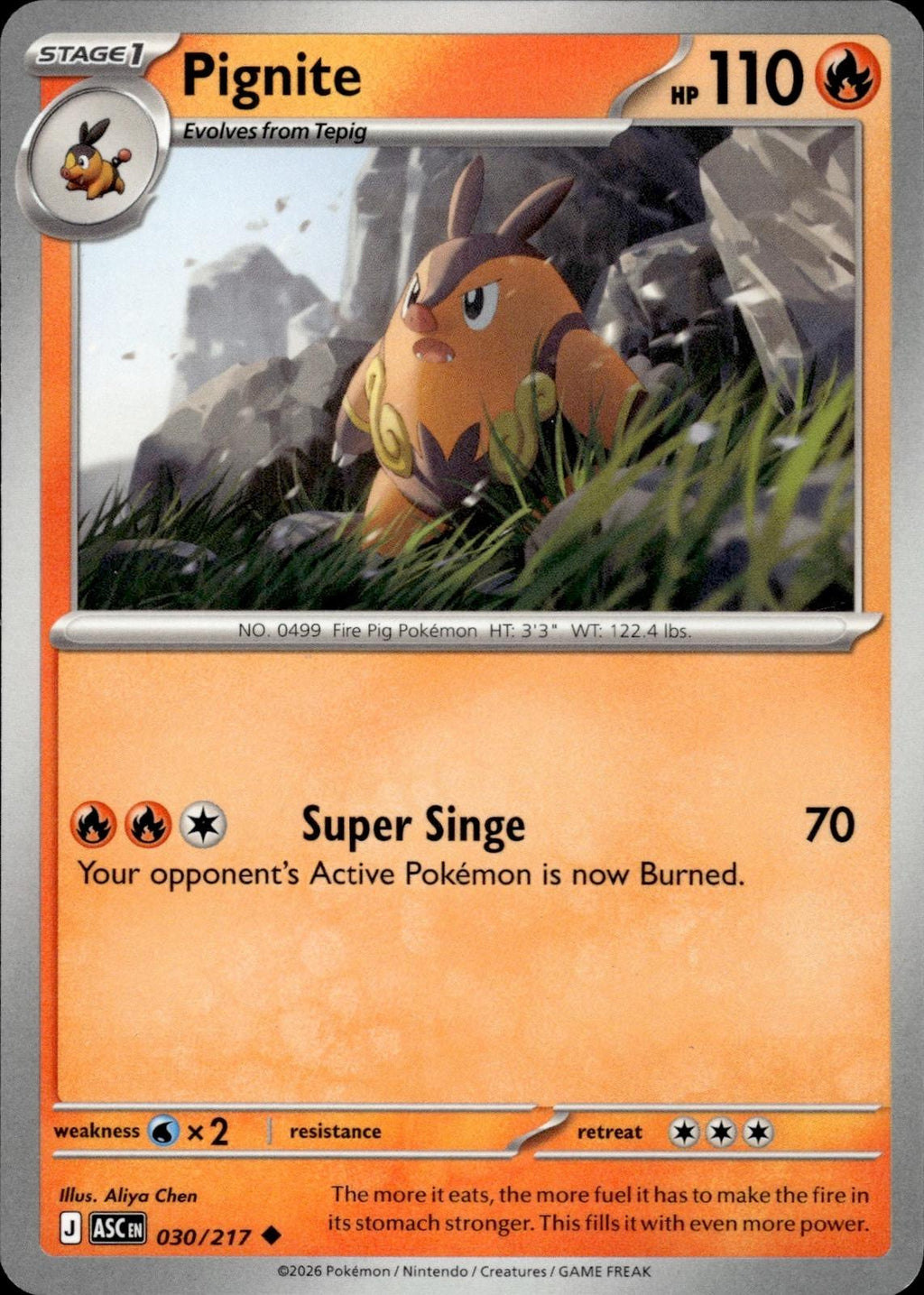 Pignite ME: Ascended Heroes #030/217 Uncommon