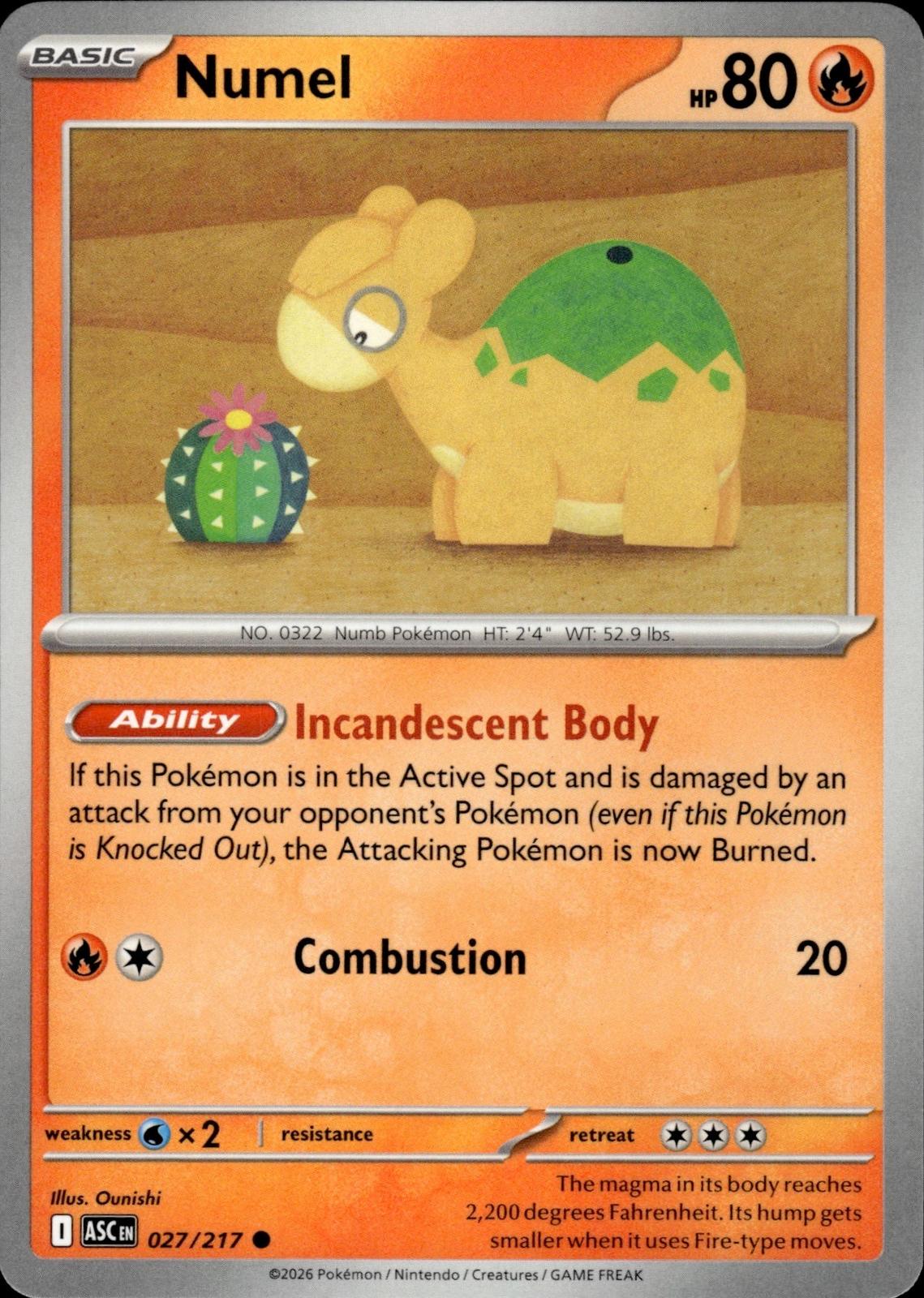 Numel ME: Ascended Heroes #027/217 Common