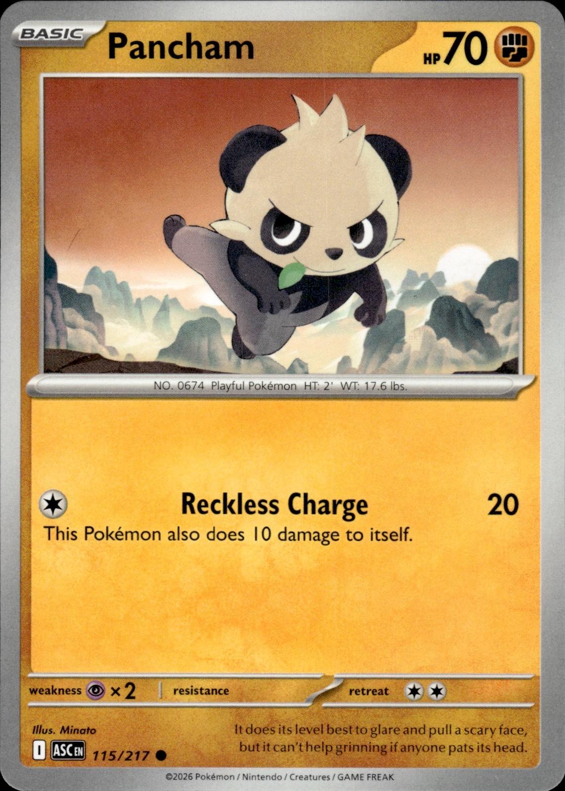 Pancham ME: Ascended Heroes #115/217 Common