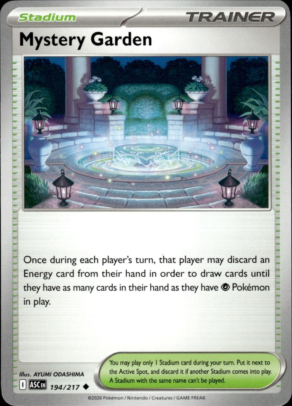 Mystery Garden ME: Ascended Heroes #194/217 Uncommon