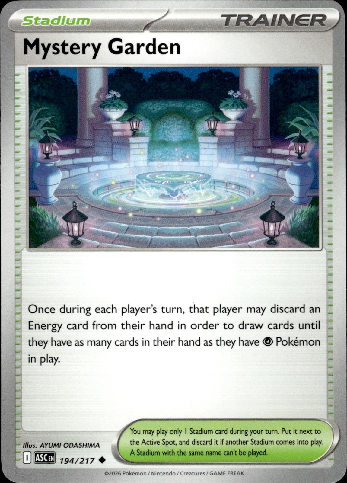 Mystery Garden ME: Ascended Heroes #194/217 Uncommon