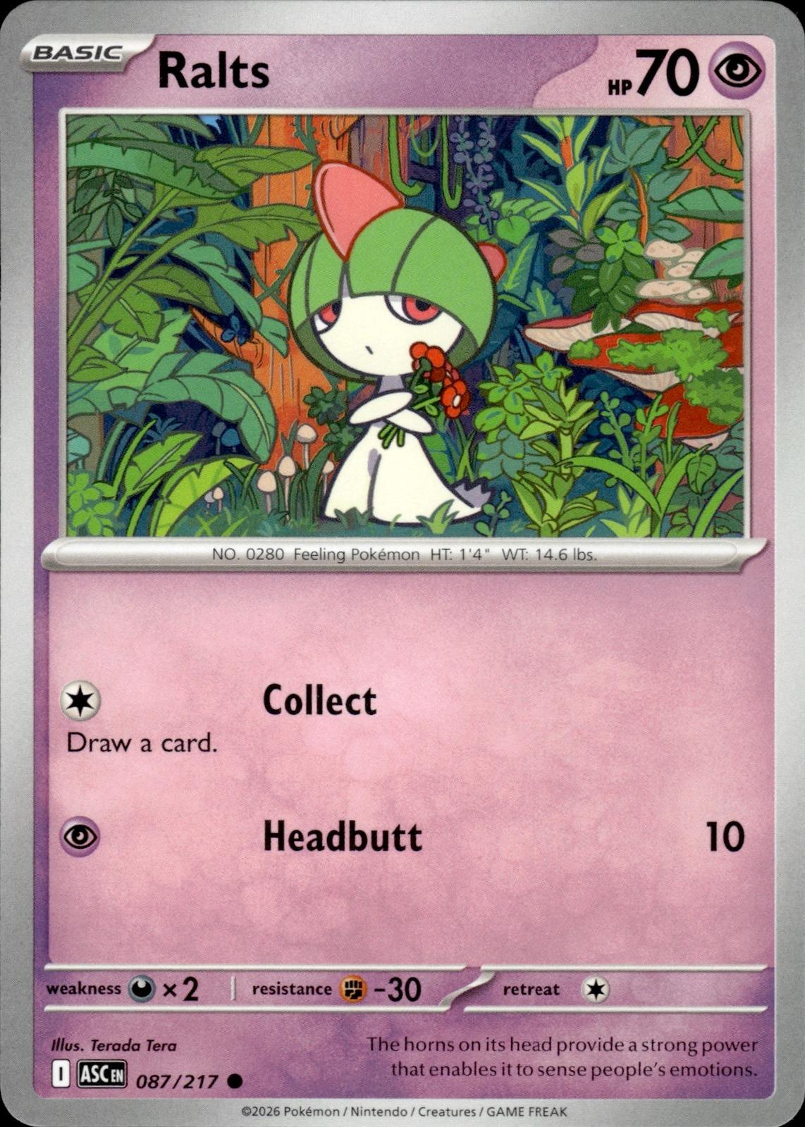 Ralts ME: Ascended Heroes #087/217 Common