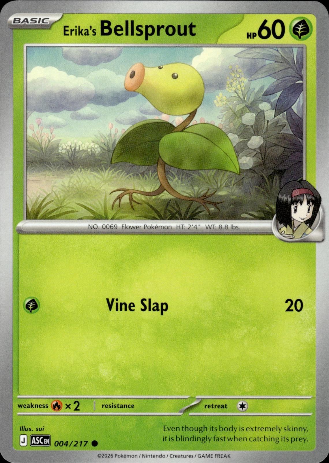 Erika's Bellsprout ME: Ascended Heroes #004/217 Common