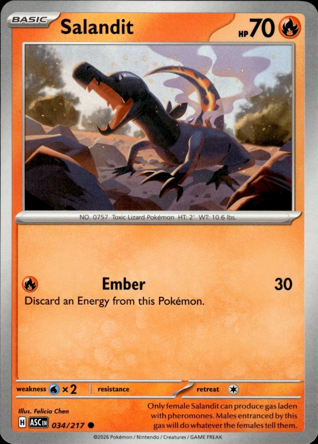 Salandit ME: Ascended Heroes #034/217 Common