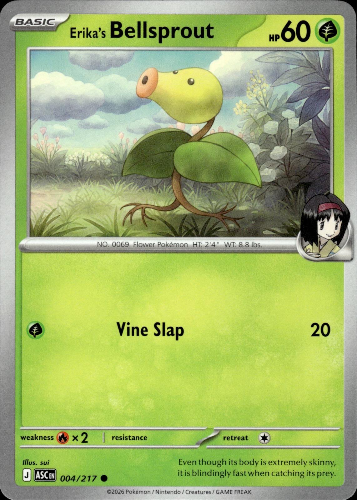 Erika's Bellsprout ME: Ascended Heroes #004/217 Common