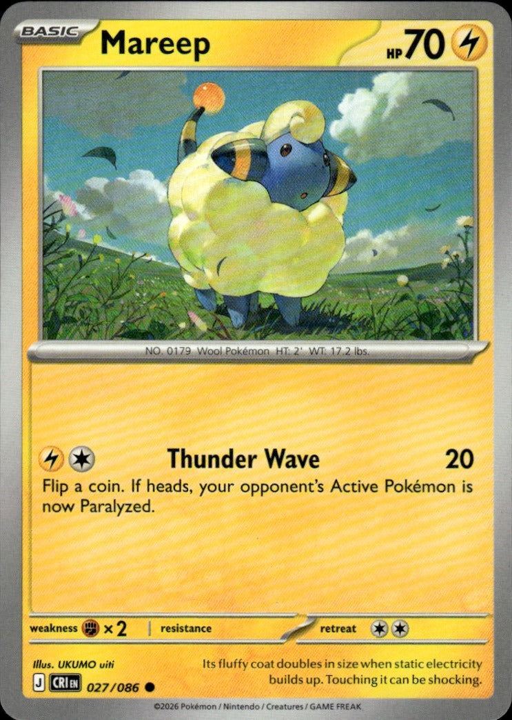 Mareep ME04: Chaos Rising #027/086 Common