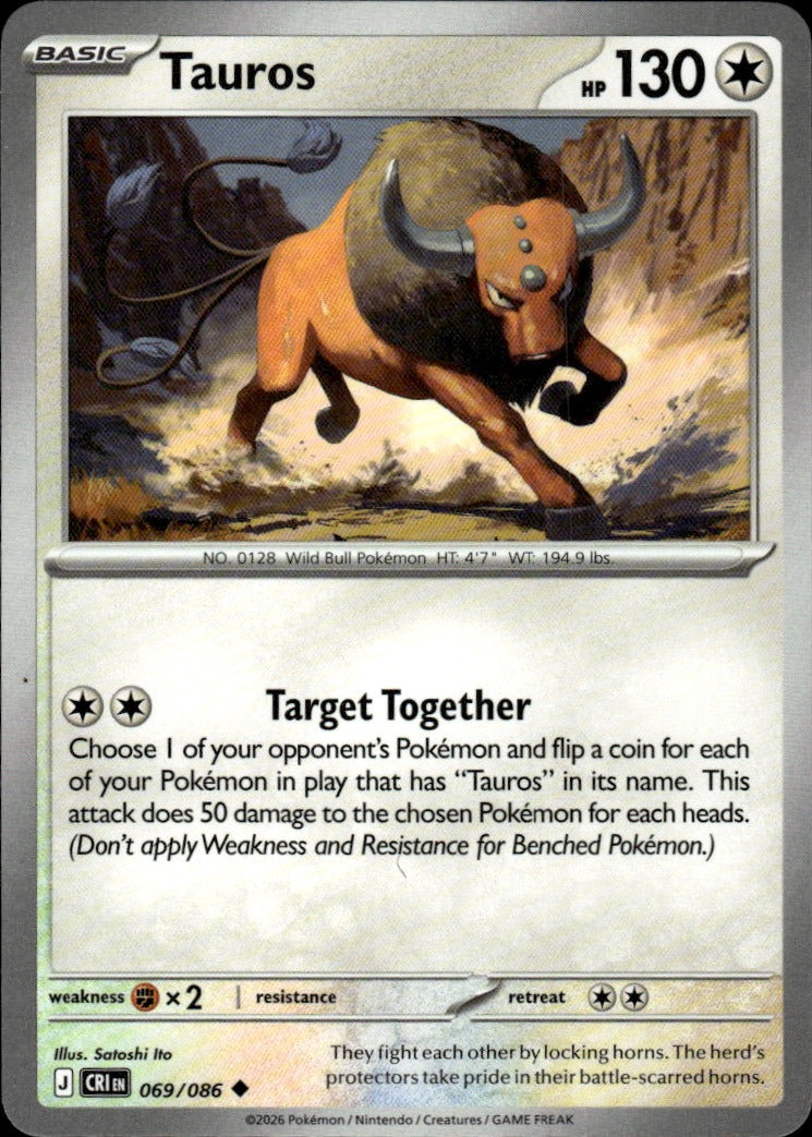 Tauros ME04: Chaos Rising #069/086 Uncommon