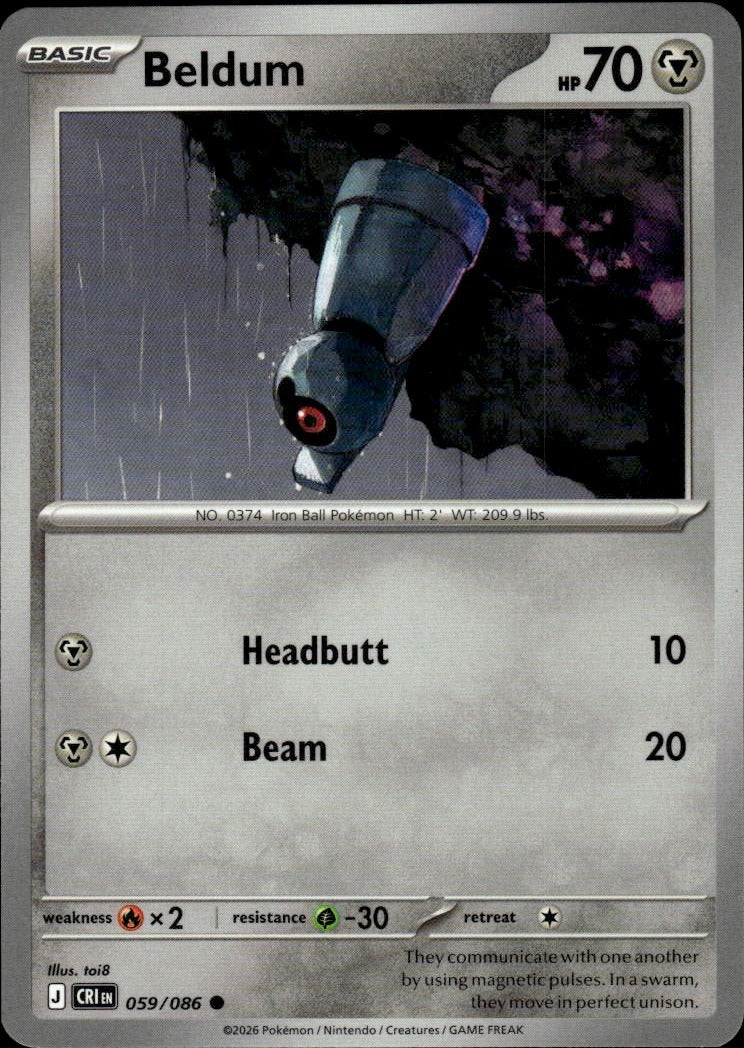 Beldum ME04: Chaos Rising #059/086 Common