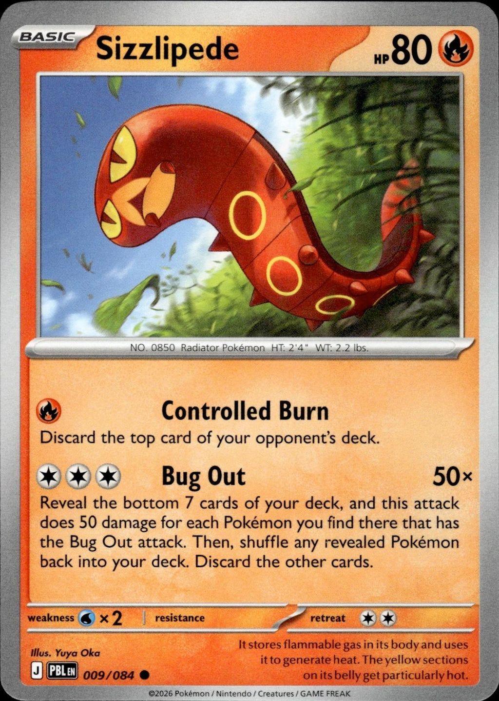 Sizzlipede ME05: Pitch Black #009/084 Common
