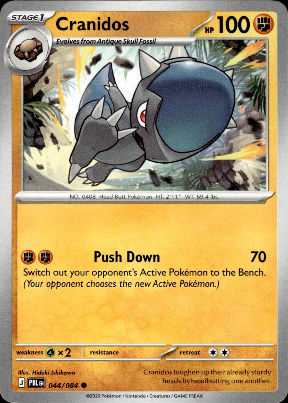 Cranidos ME05: Pitch Black #044/084 Common