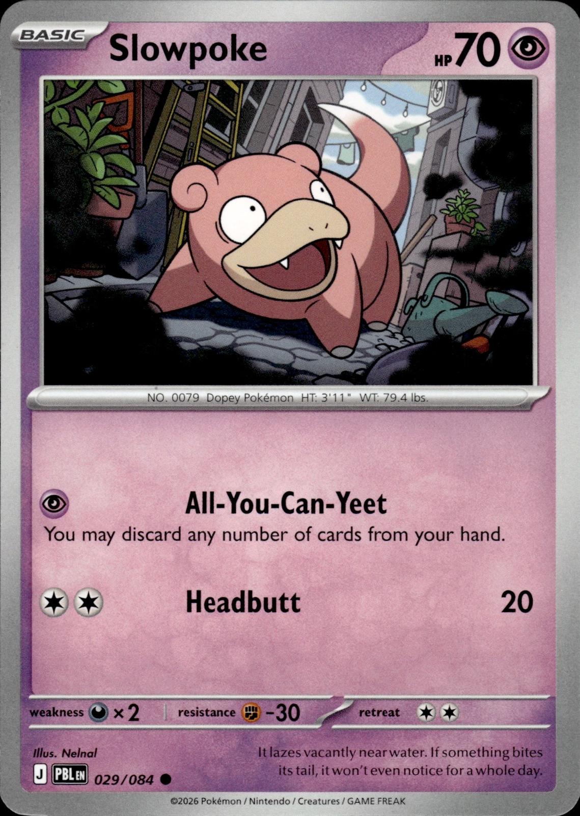 Slowpoke ME05: Pitch Black #029/084 Common